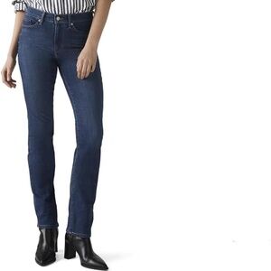 Levi's Classic Straight Jeans, Dark Blue, Size 16